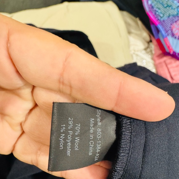 JENNI KAYNE Brentwood Trouser Dark Navy Pants in Size 0 - Picture 12 of 12